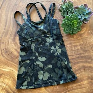 🦋  Lululemon Happy Strappy butterfly tank 🦋